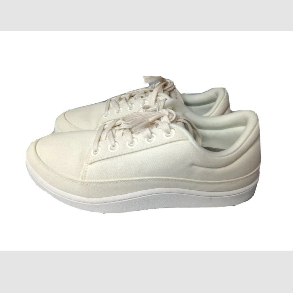 Allbirds Canvas Pacers Shoes Women's Size 8 Sneakers Natural White